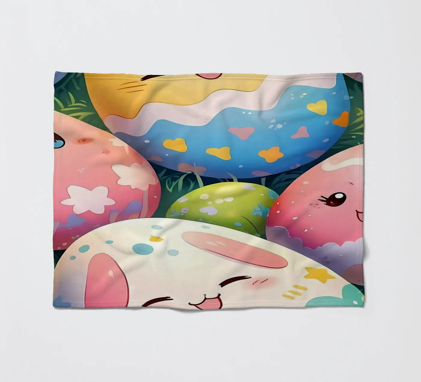 Cute Easter Egg Pattern plaid polaire de LM2Kone