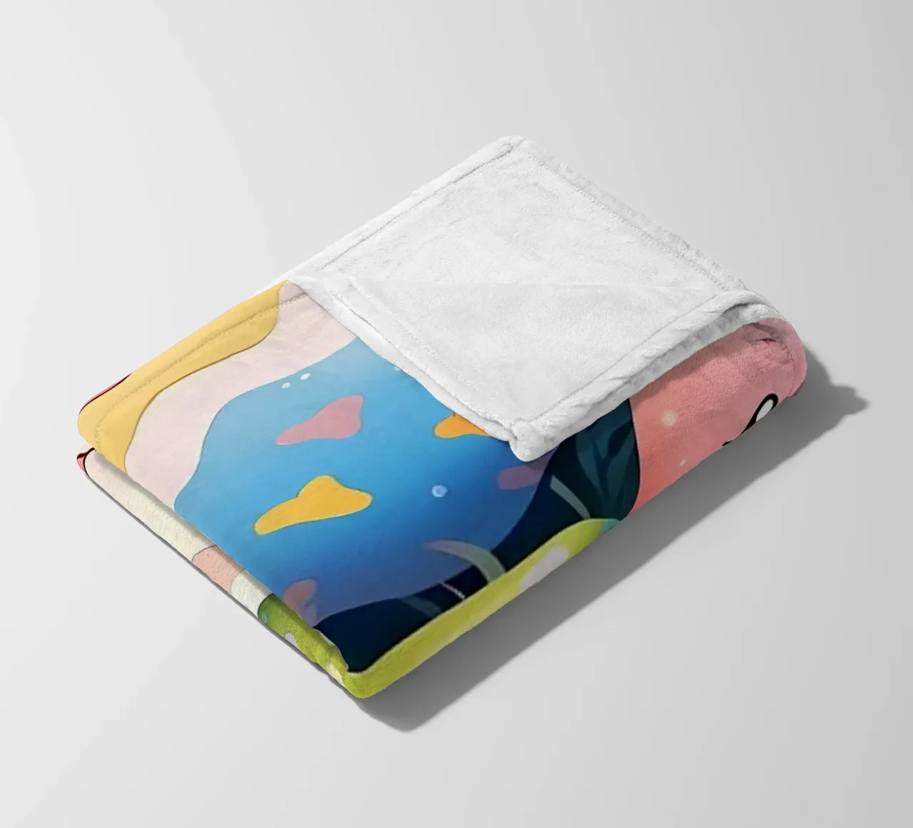 Cute Easter Egg Pattern fleece blanket by LM2Kone