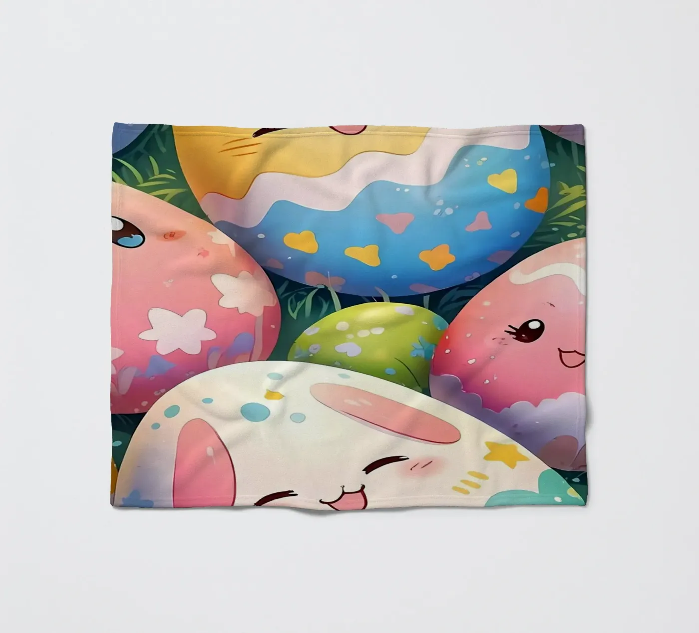 Cute Easter Egg Pattern plaid polaire de LM2Kone