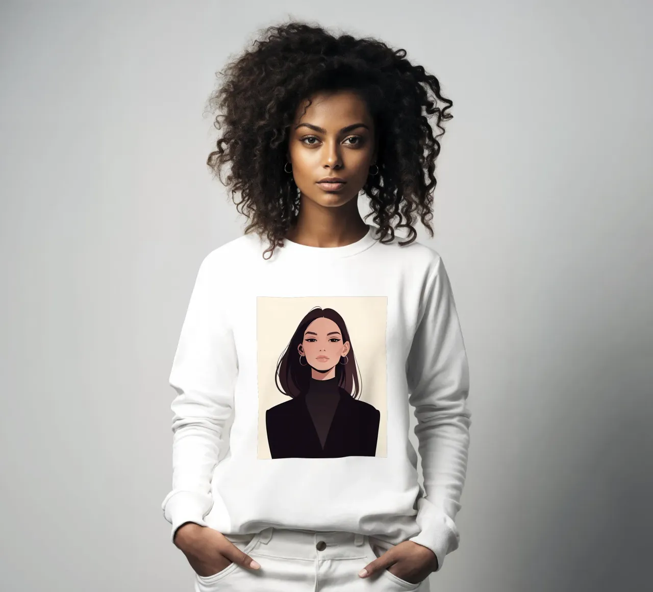 Minimalist Art Poster 493 sweatshirt by ahmiaLodri