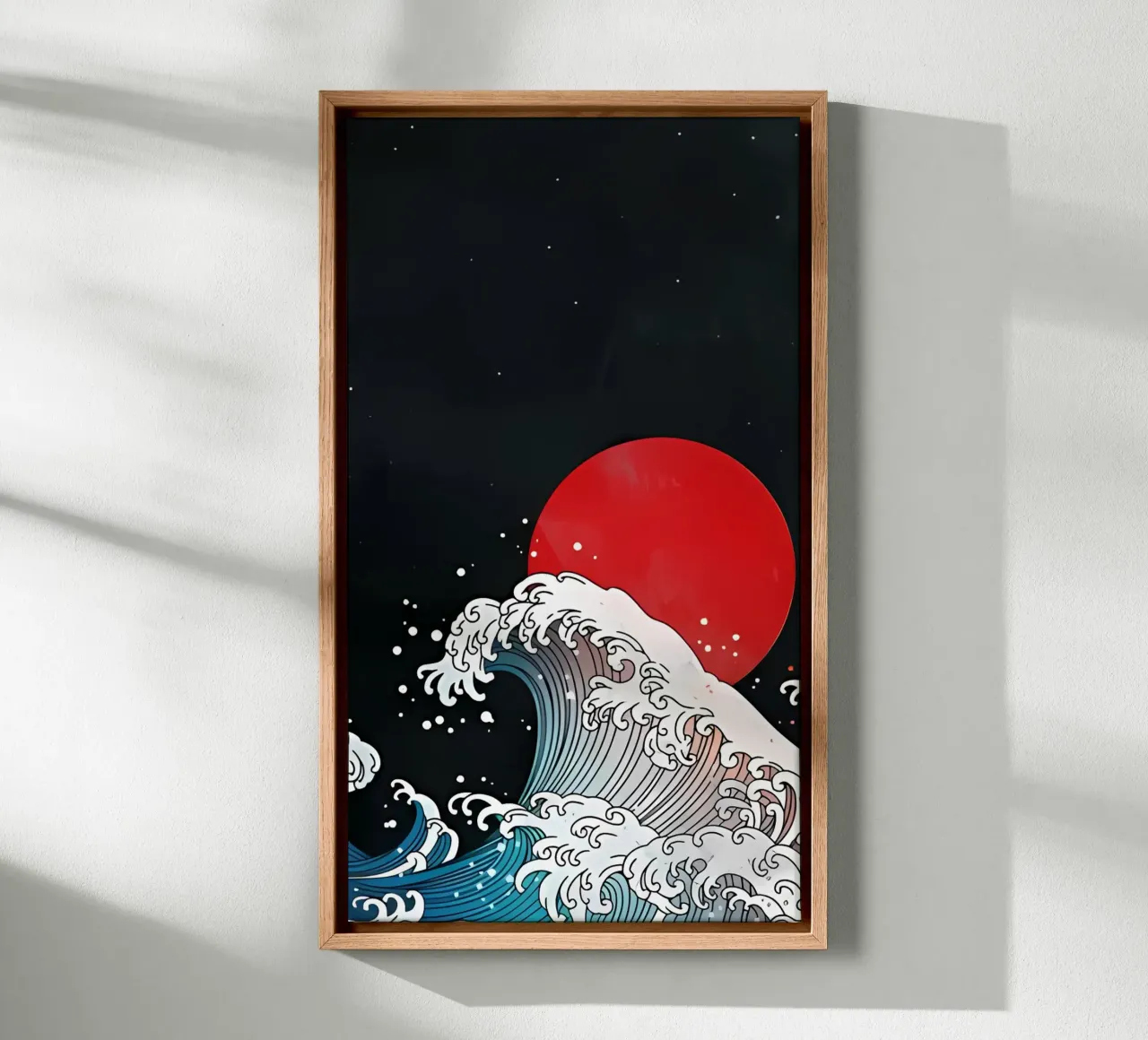Poster d'arte minimalista 499 tela con Cornice a cassetta da ahmiaLodri