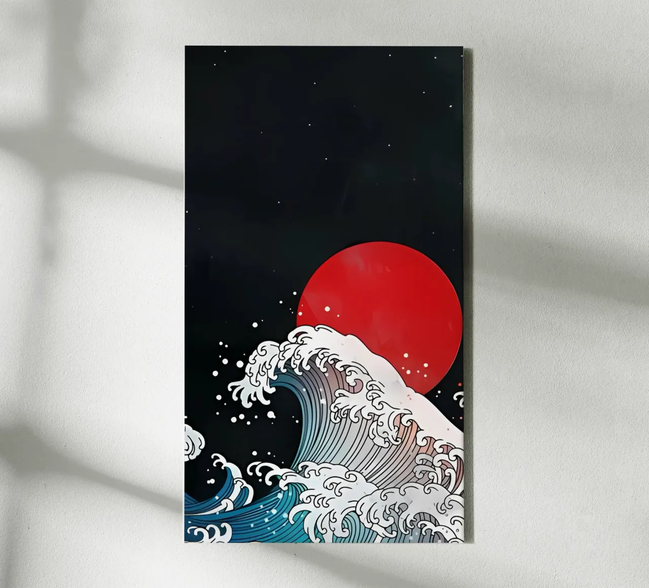 Poster d'arte minimalista 499 tela con Cornice a cassetta da ahmiaLodri