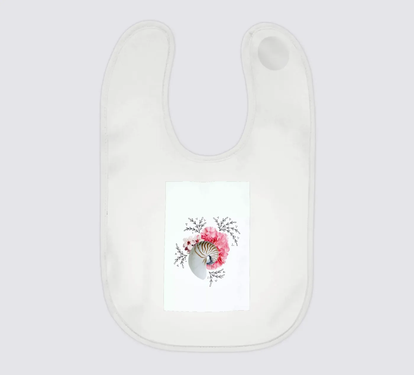 Snail Collage bavaglino da Miles of Light