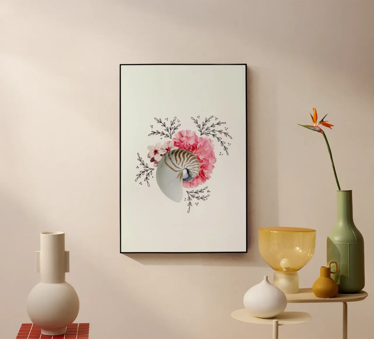 Snail Collage plexiglass da Miles of Light