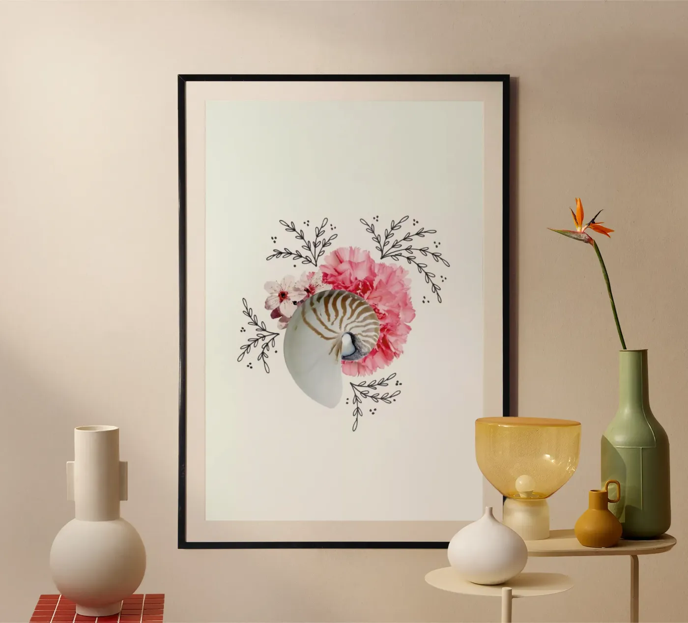 Snail Collage poster da Miles of Light