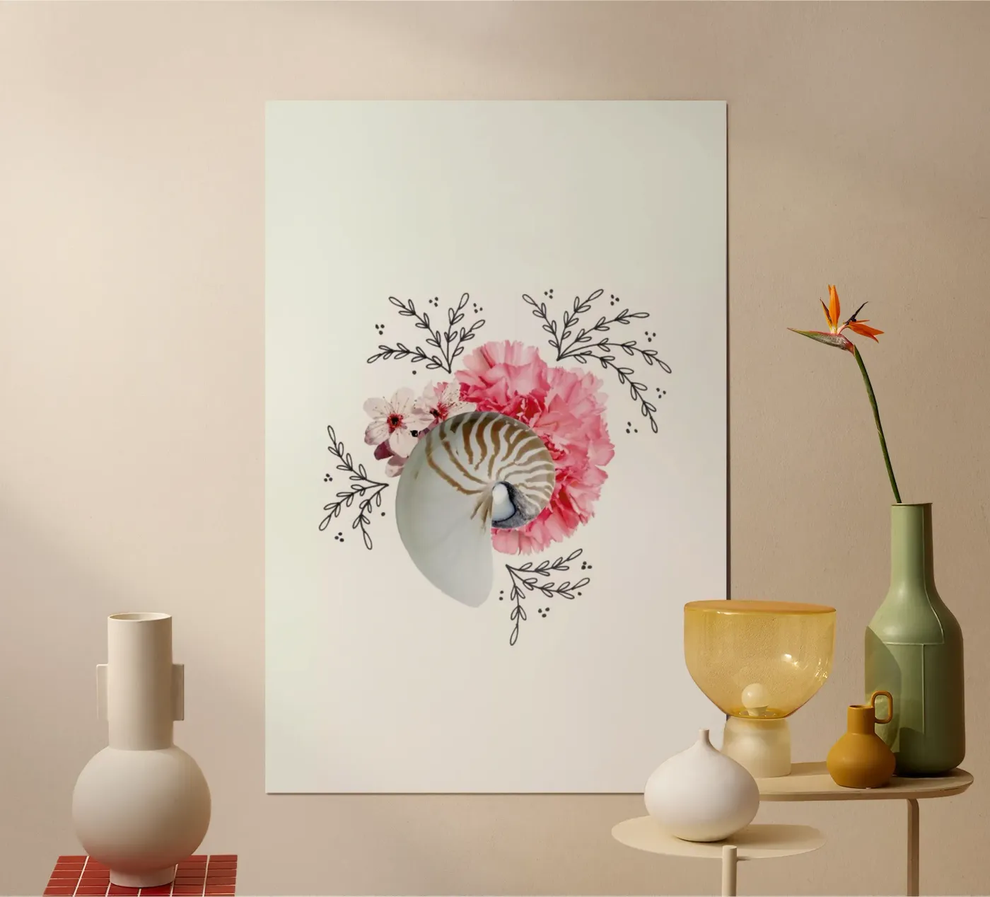Snail Collage poster da Miles of Light
