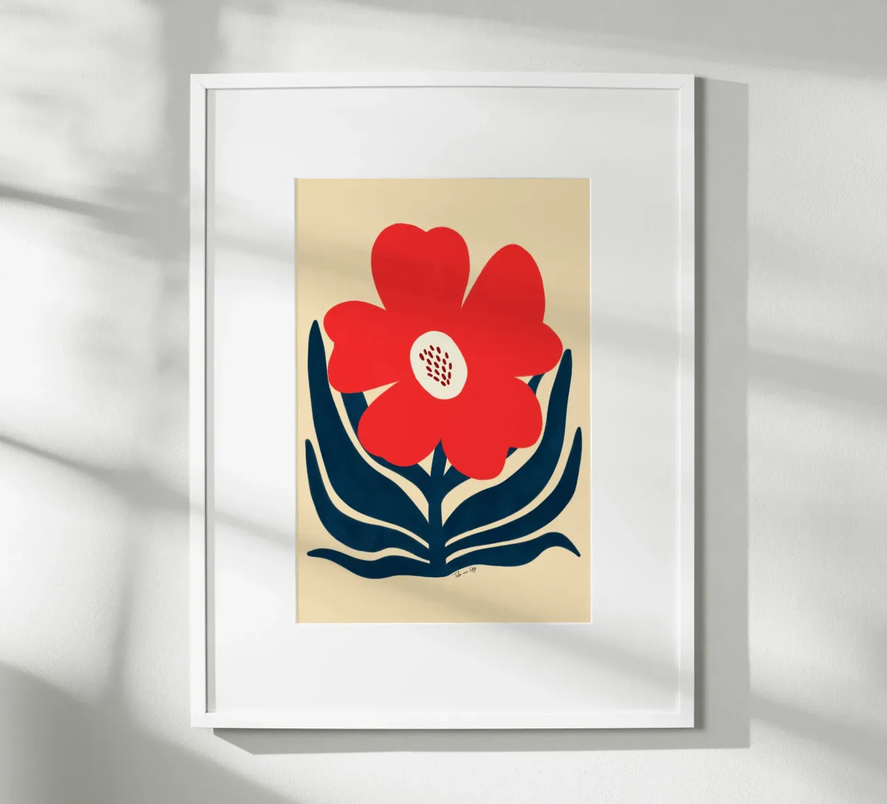 eine farbenfrohe blume carta hahnemühle da Floral by Tida