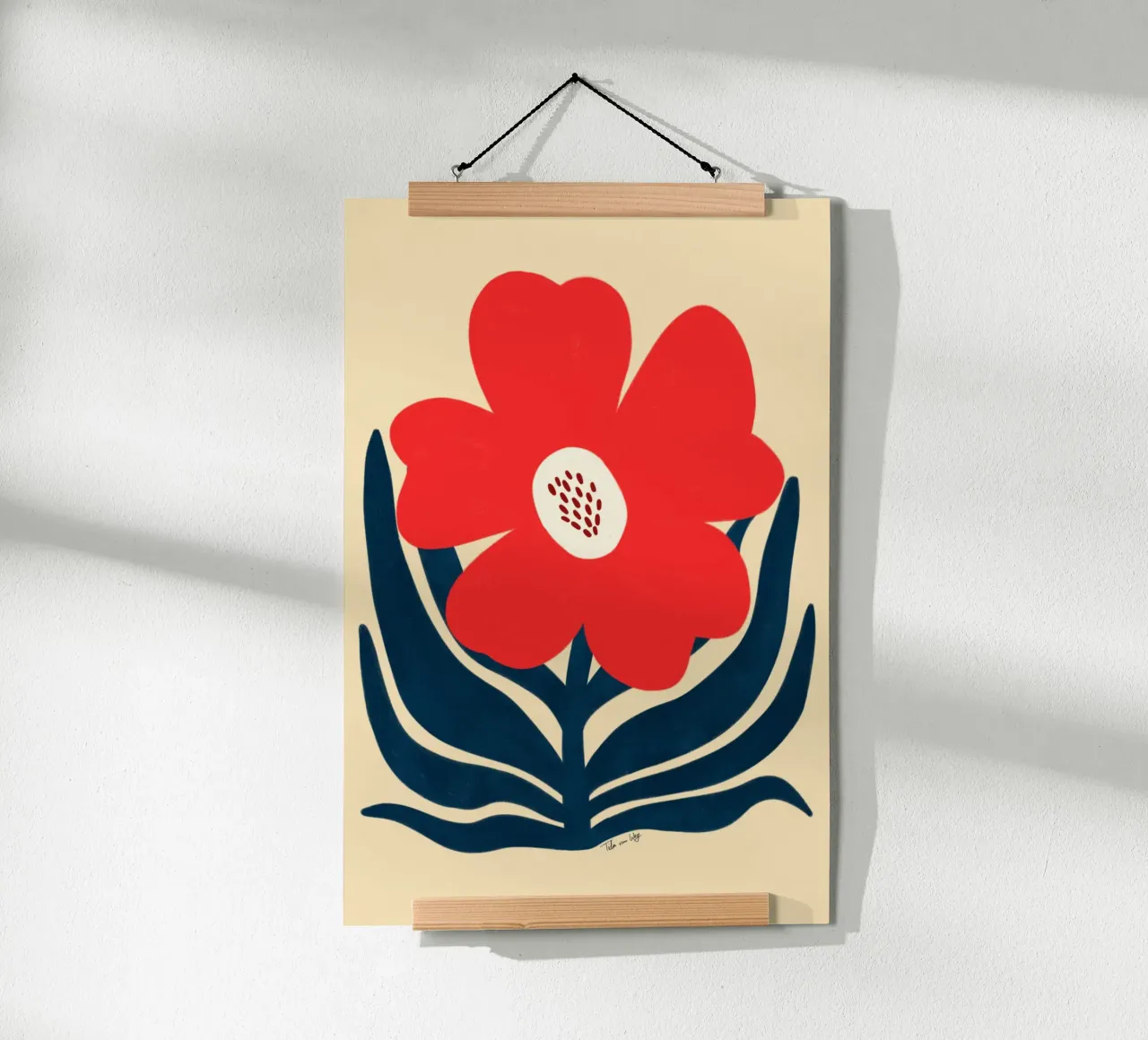 eine farbenfrohe blume carta hahnemühle da Floral by Tida