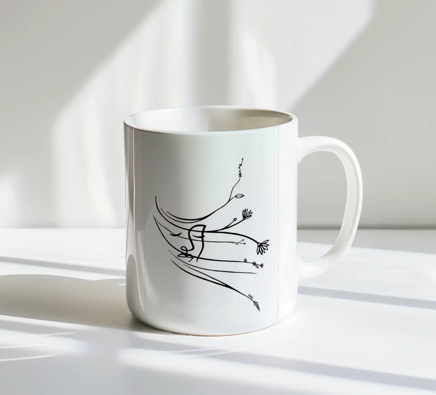 Wind mug en céramique de Ninhol