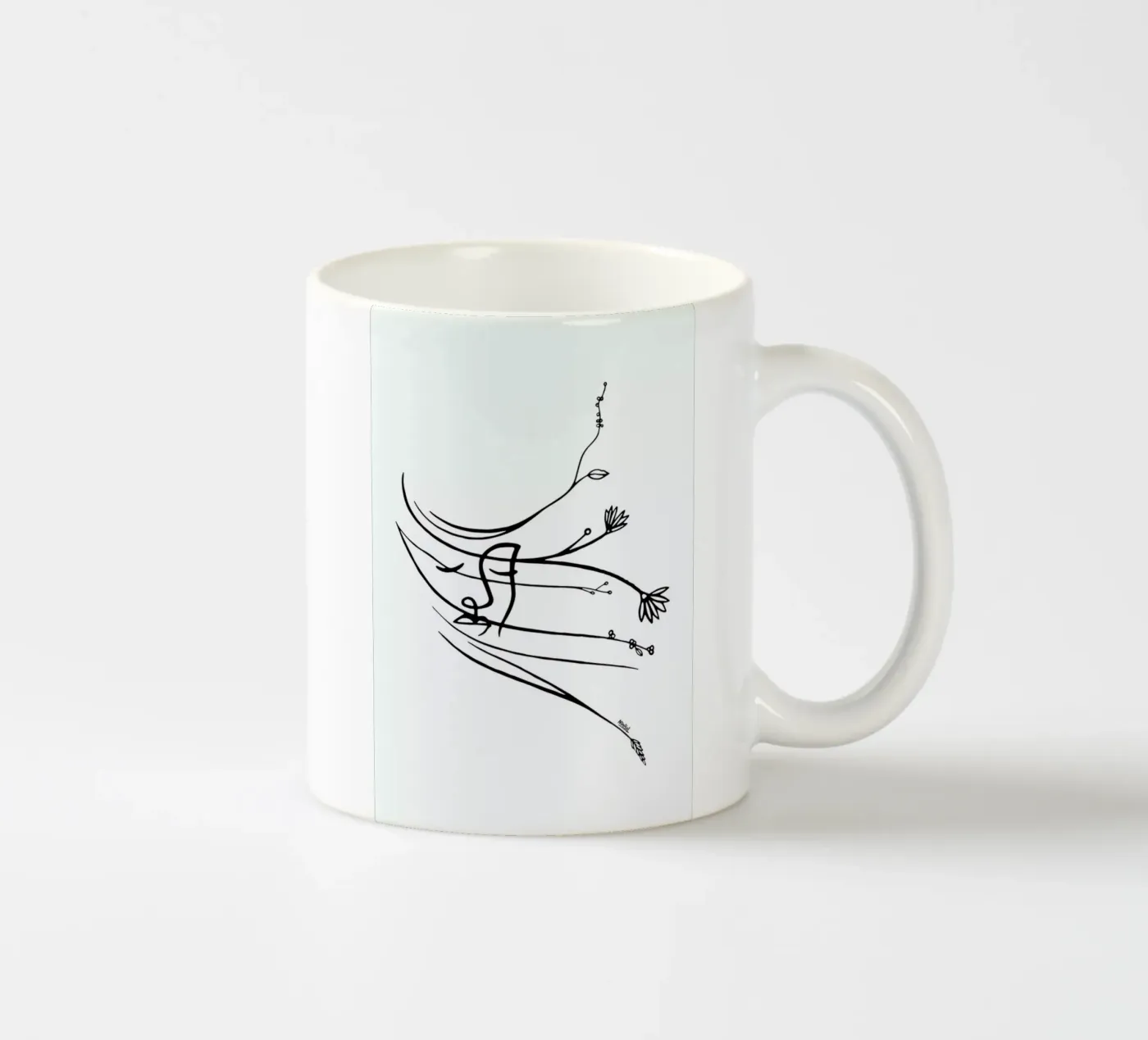 Wind mug en céramique de Ninhol