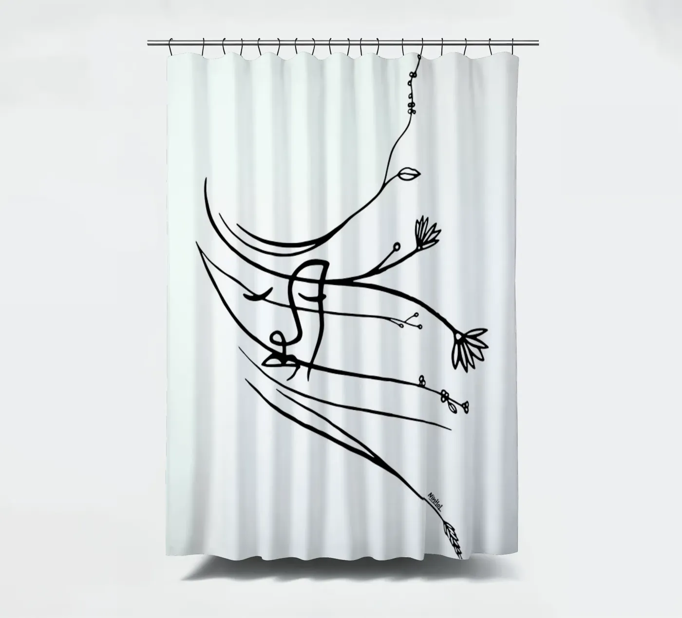 Wind Duschvorhang von Ninhol
