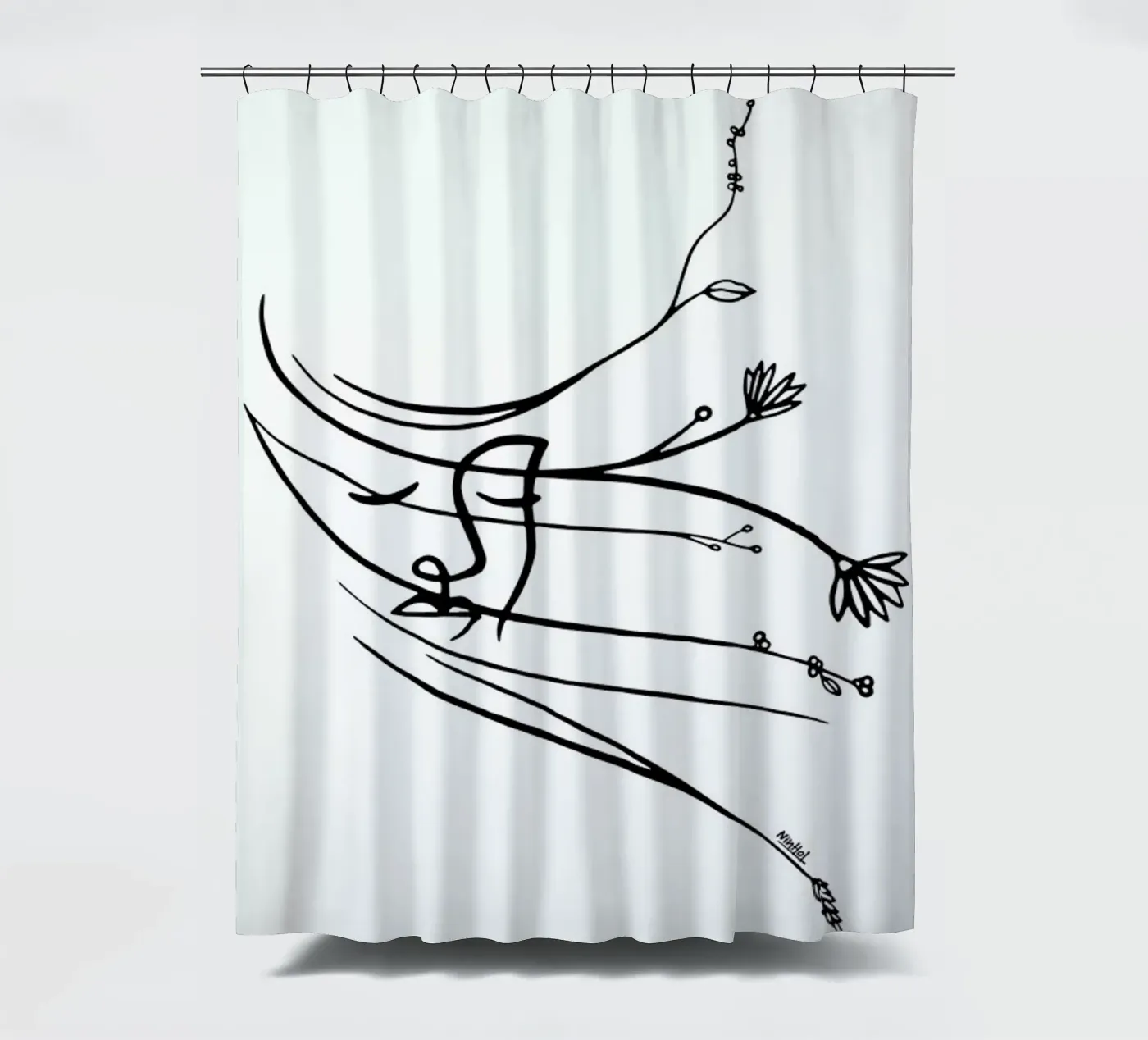 Wind Duschvorhang von Ninhol