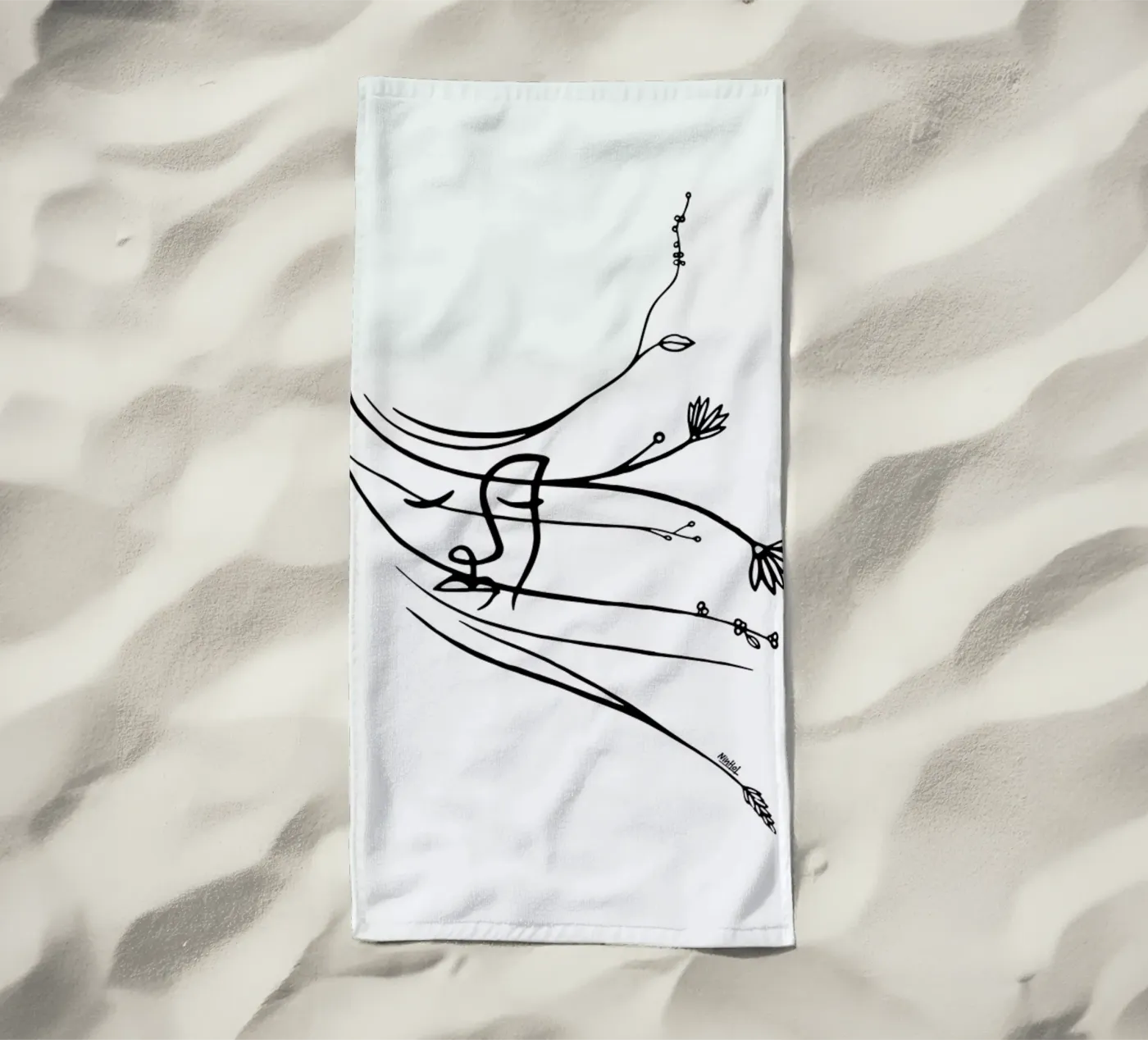 Wind strandhanddoek van Ninhol