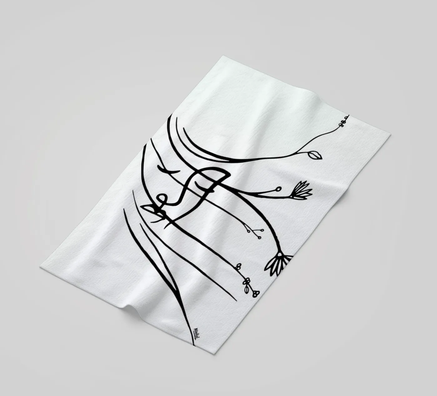 Wind strandhanddoek van Ninhol