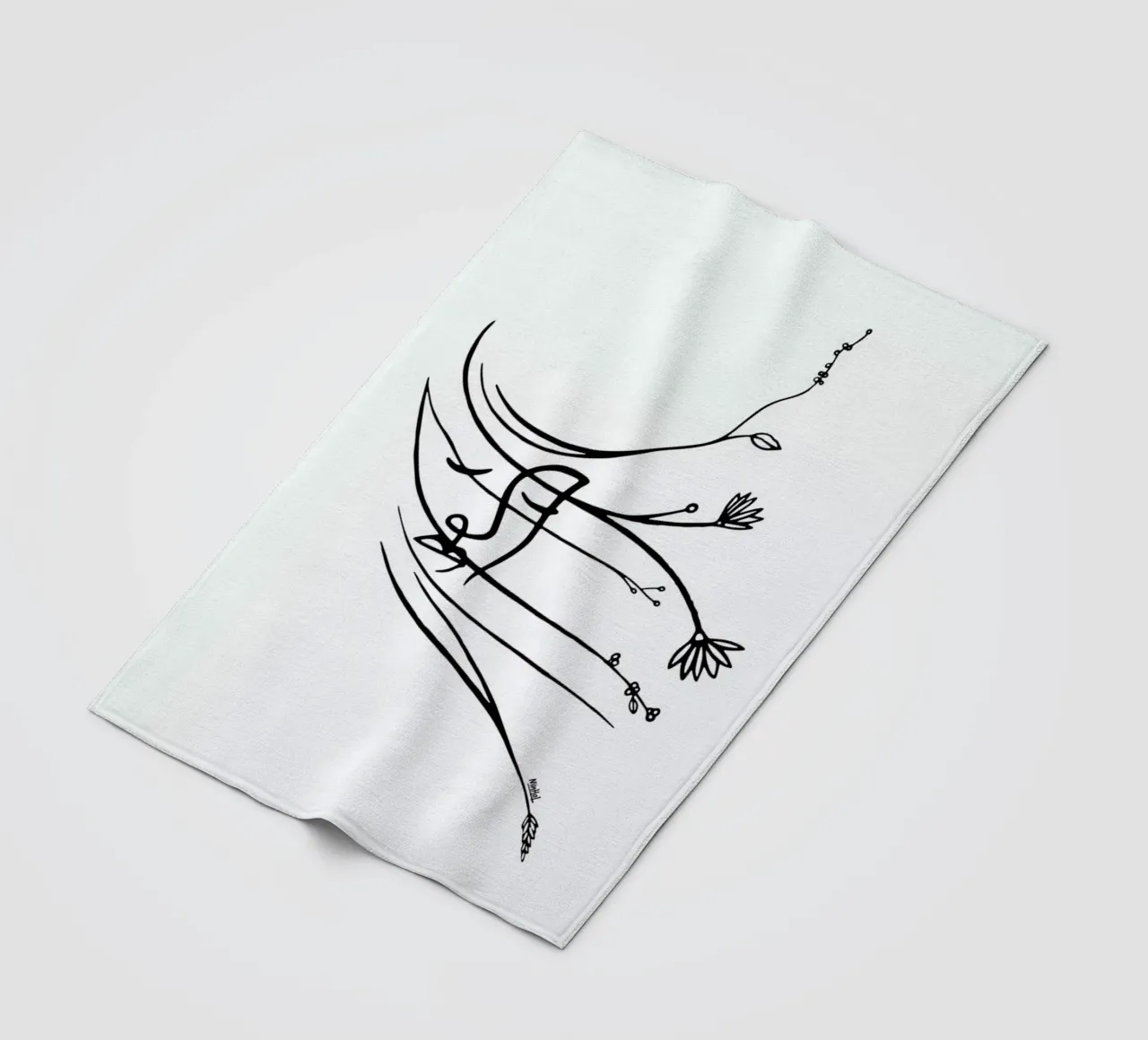 Wind Fleecedecke von Ninhol