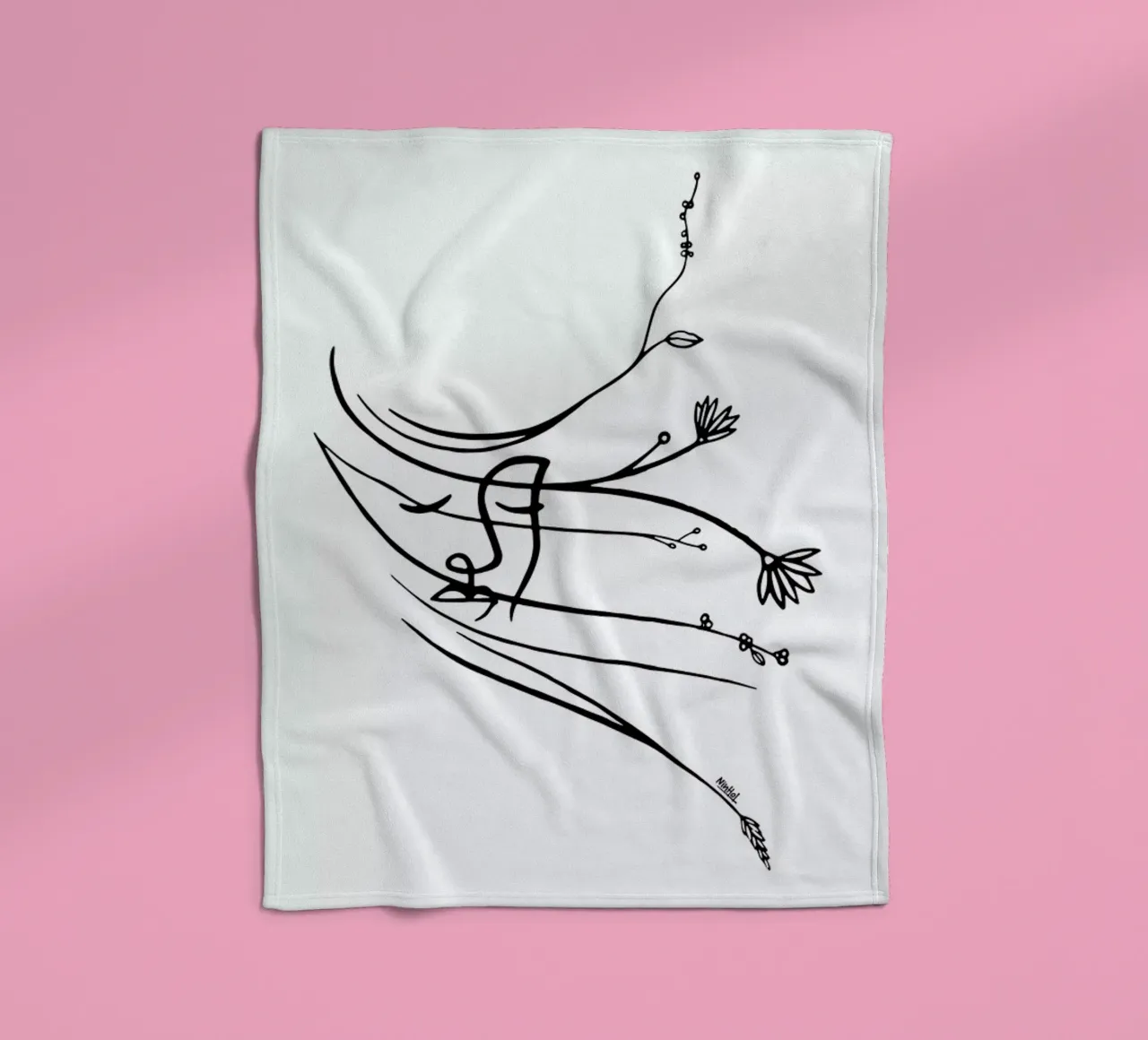 Wind Fleecedecke von Ninhol