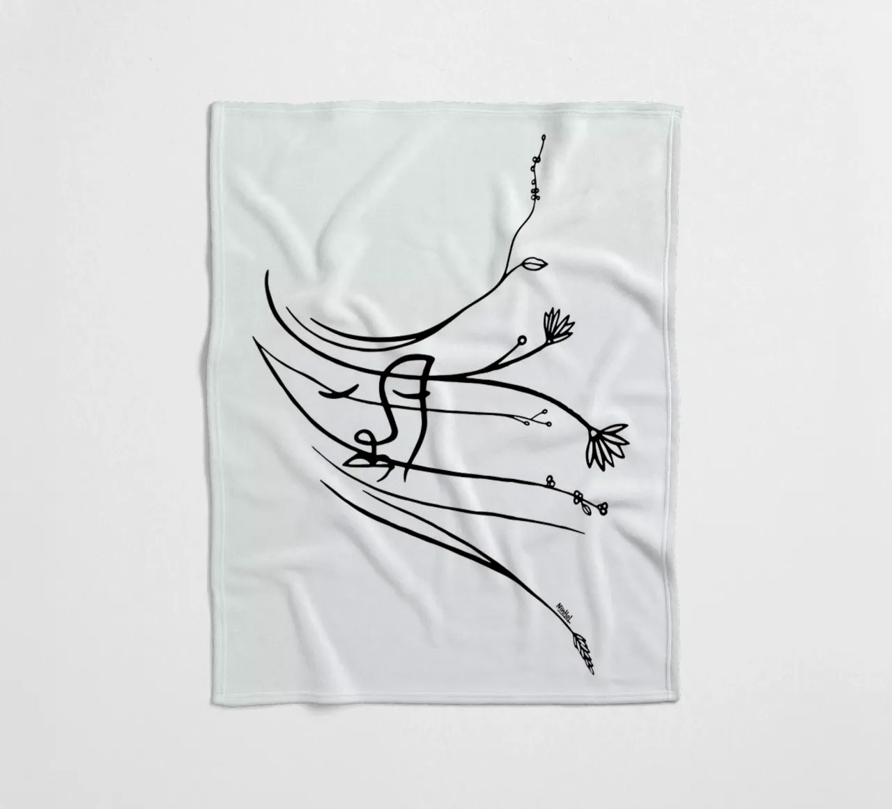 Wind Fleecedecke von Ninhol