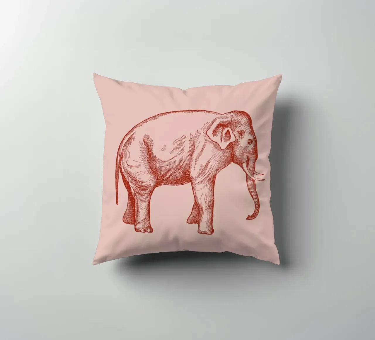 Elephant Pink cuscino da Flora & Fauna