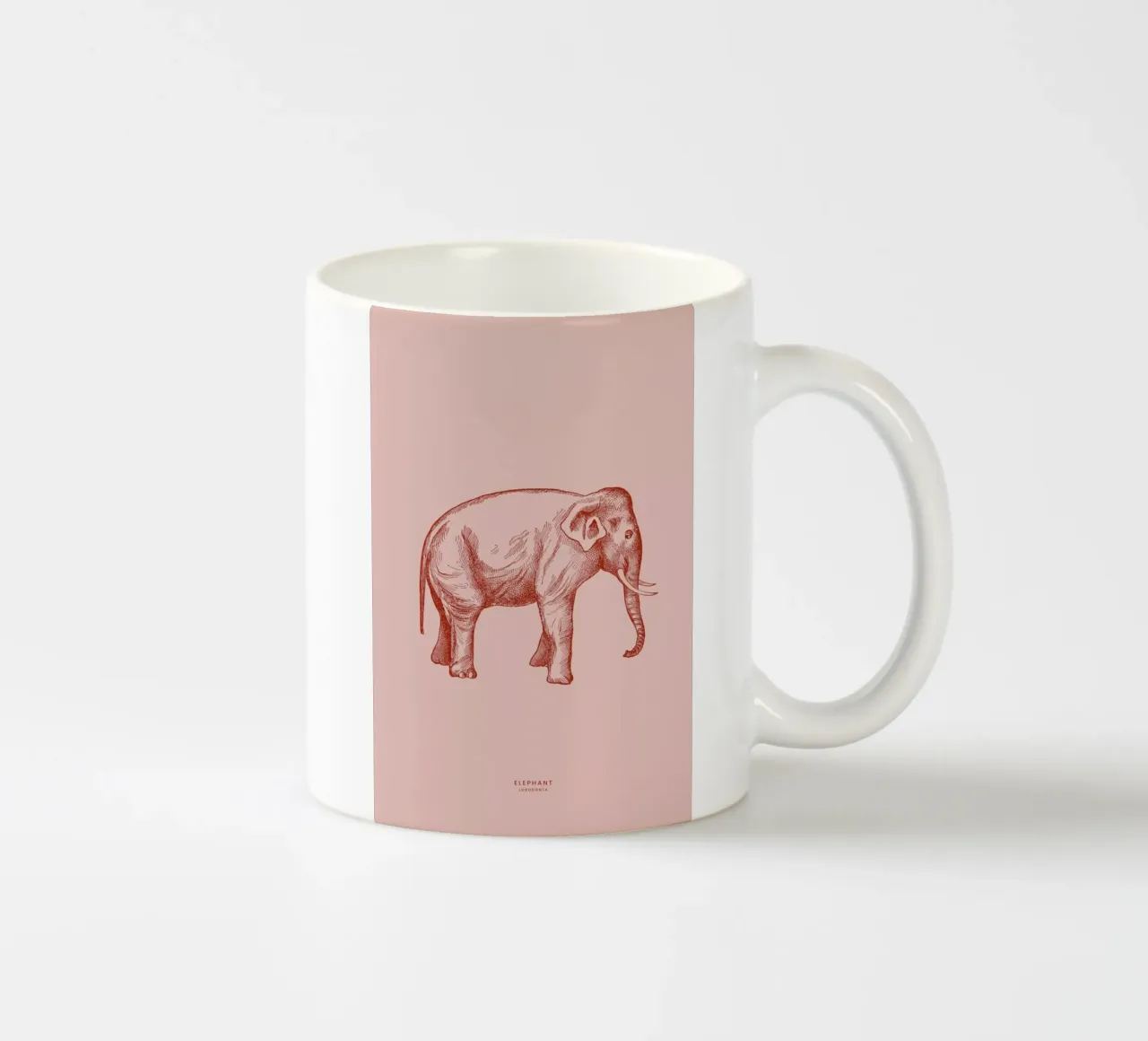 Elephant Pink tazza in ceramica da Flora & Fauna