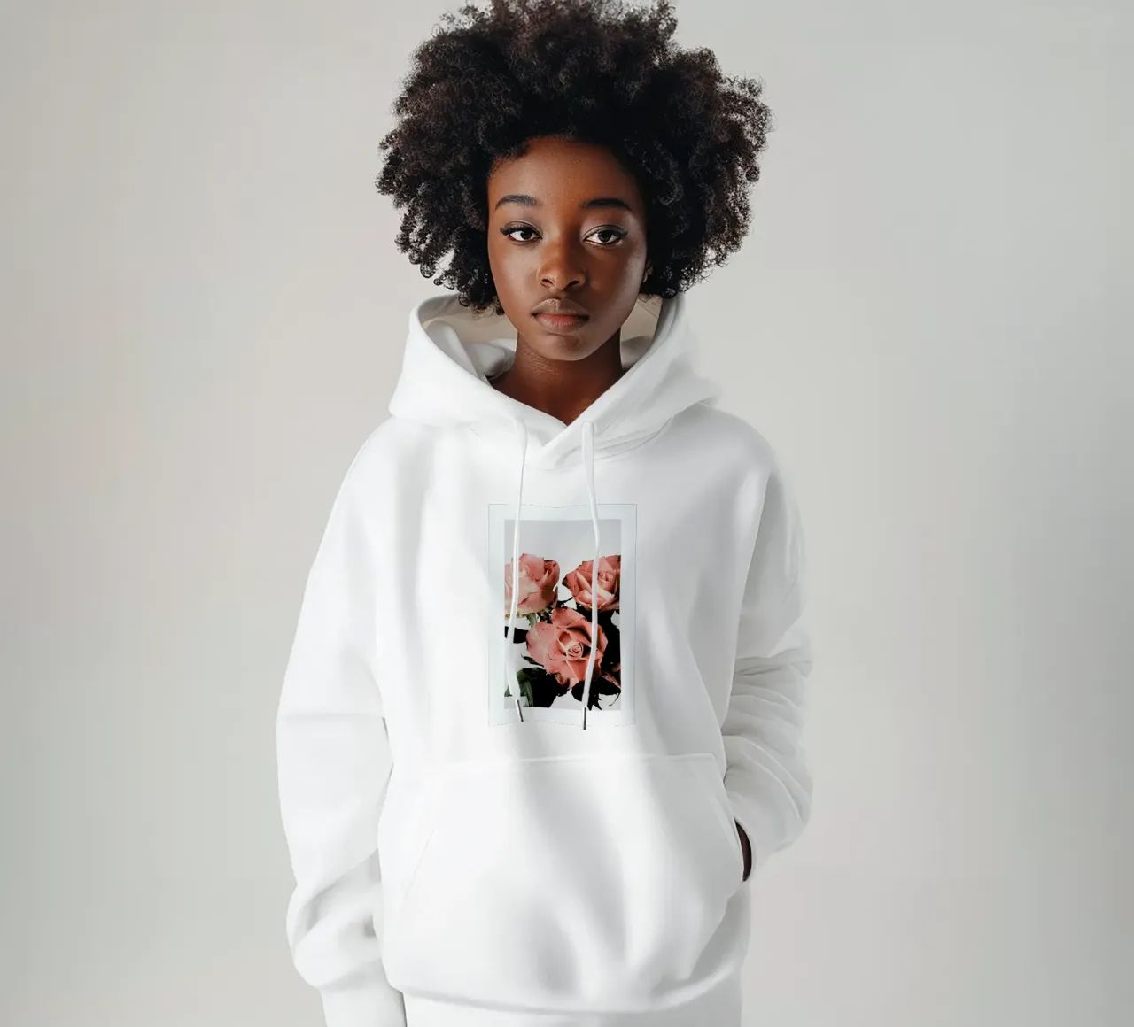 Roses felpa con cappuccio da Flora & Fauna