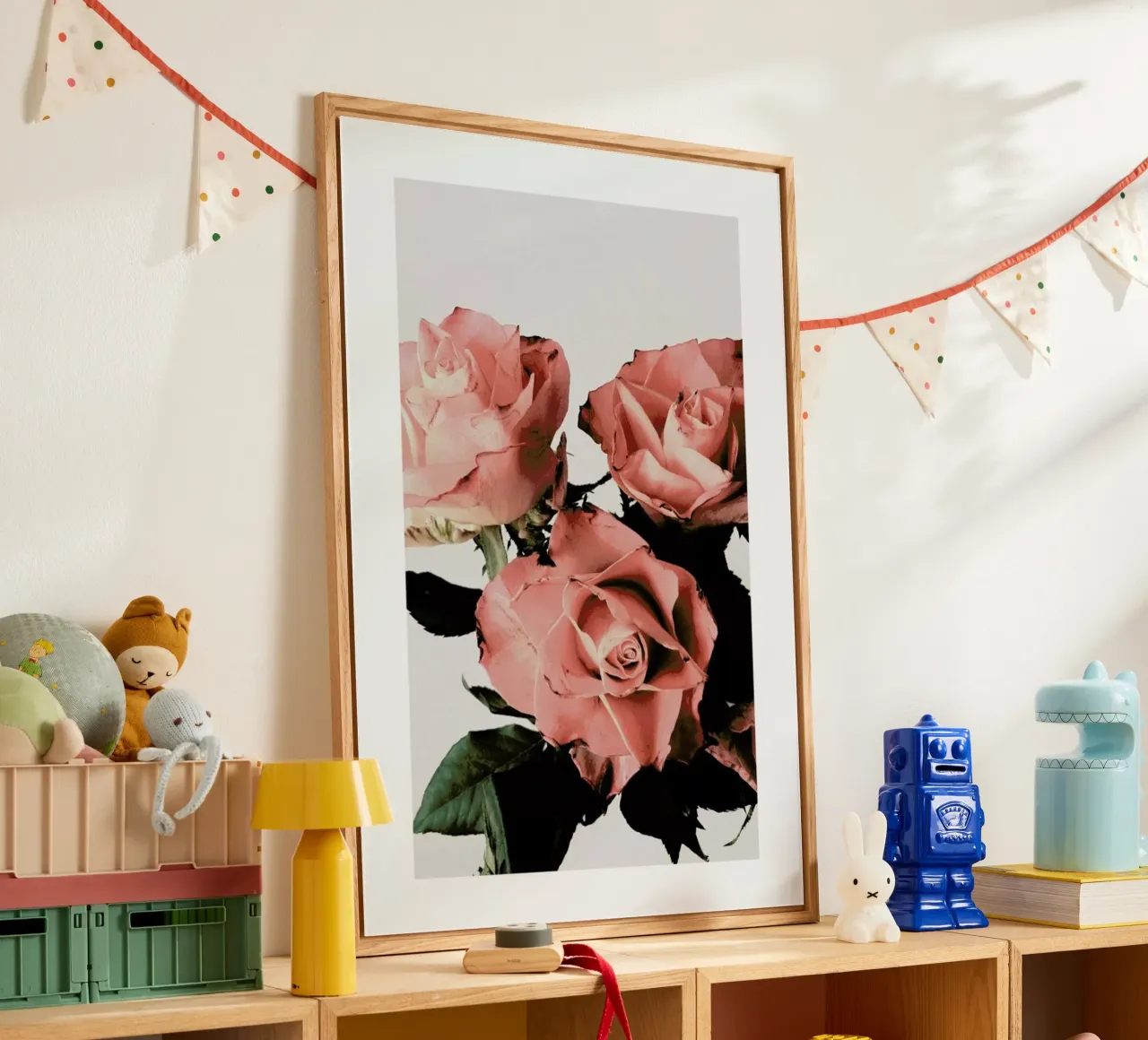 Roses acrylic glass by Flora & Fauna