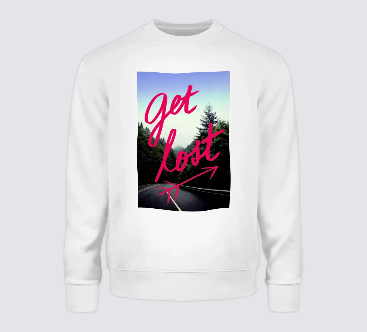 Get Lost sweatshirt by Leah Flores