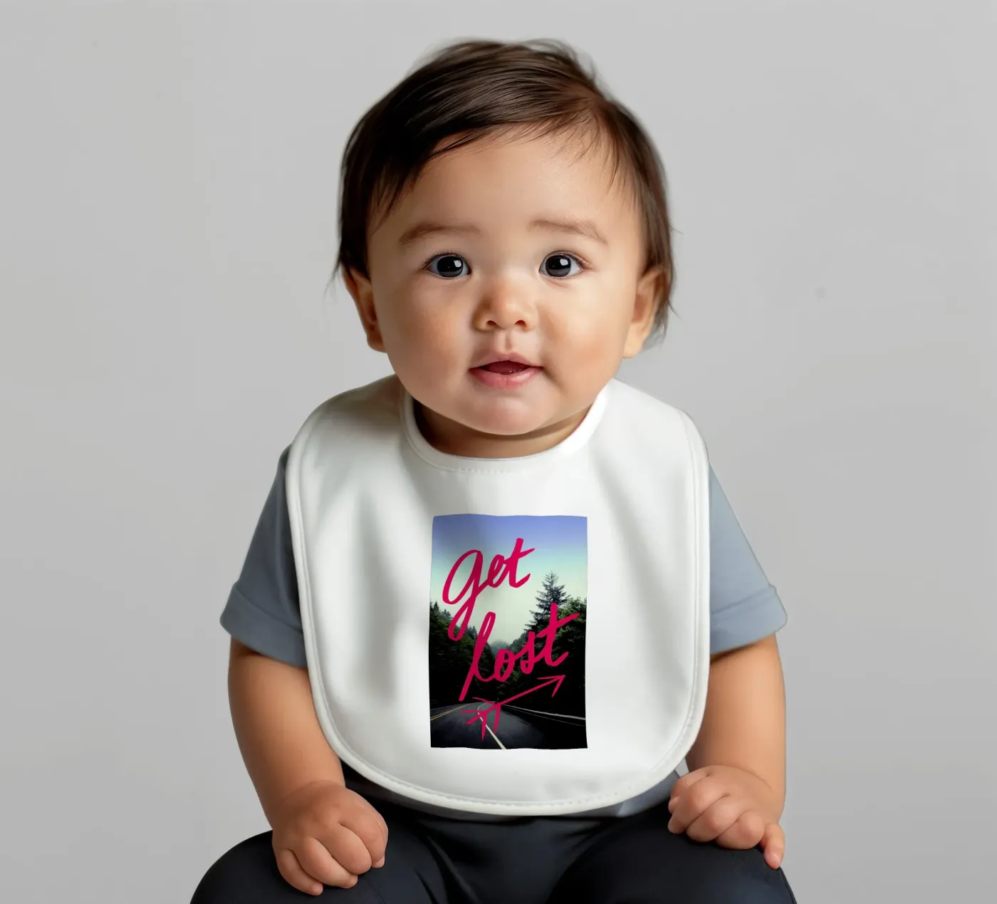 Get Lost Babylätzchen von Leah Flores