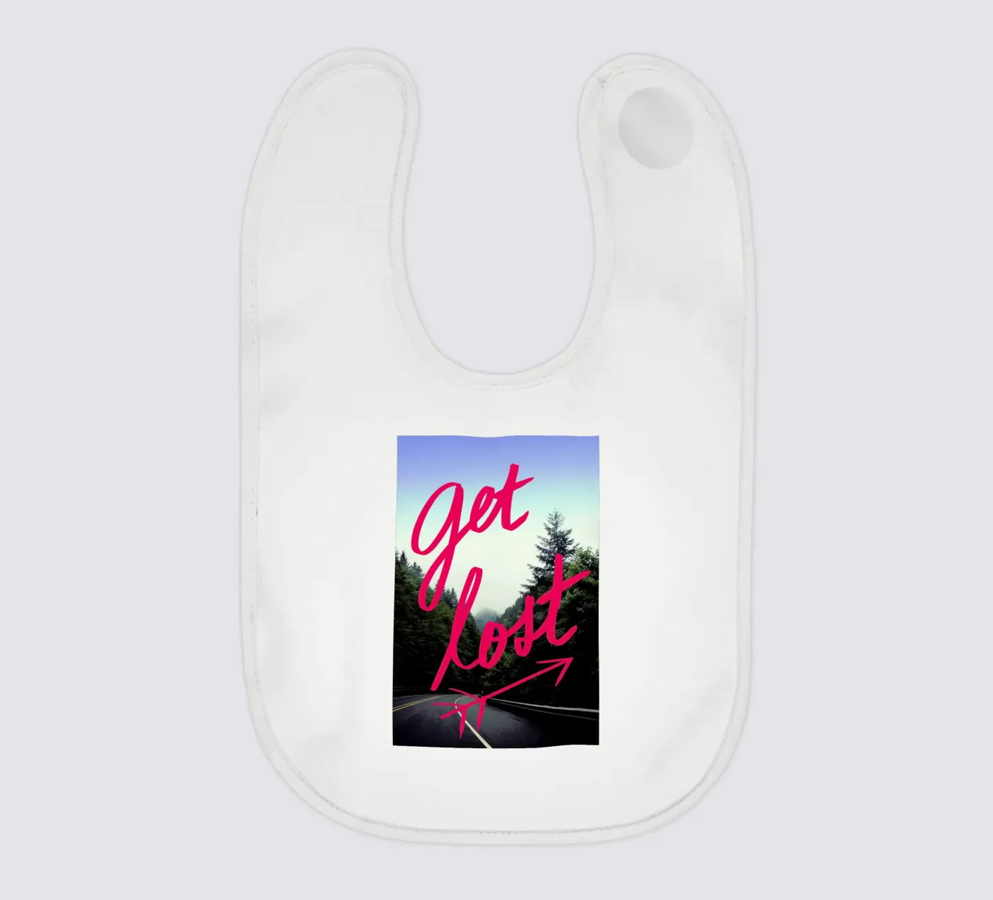 Get Lost Babylätzchen von Leah Flores