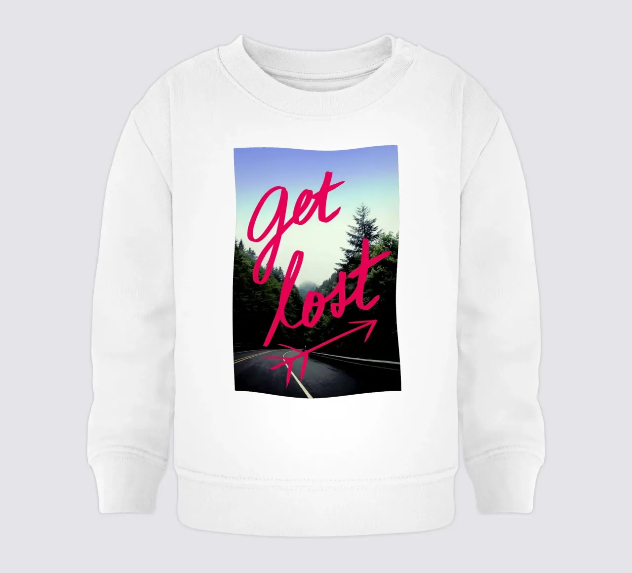 Get Lost Baby Sweatshirt von Leah Flores