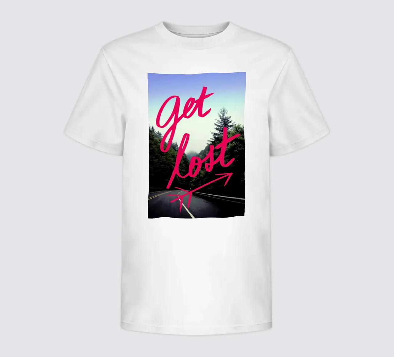 Get Lost t-shirt bambini da Leah Flores