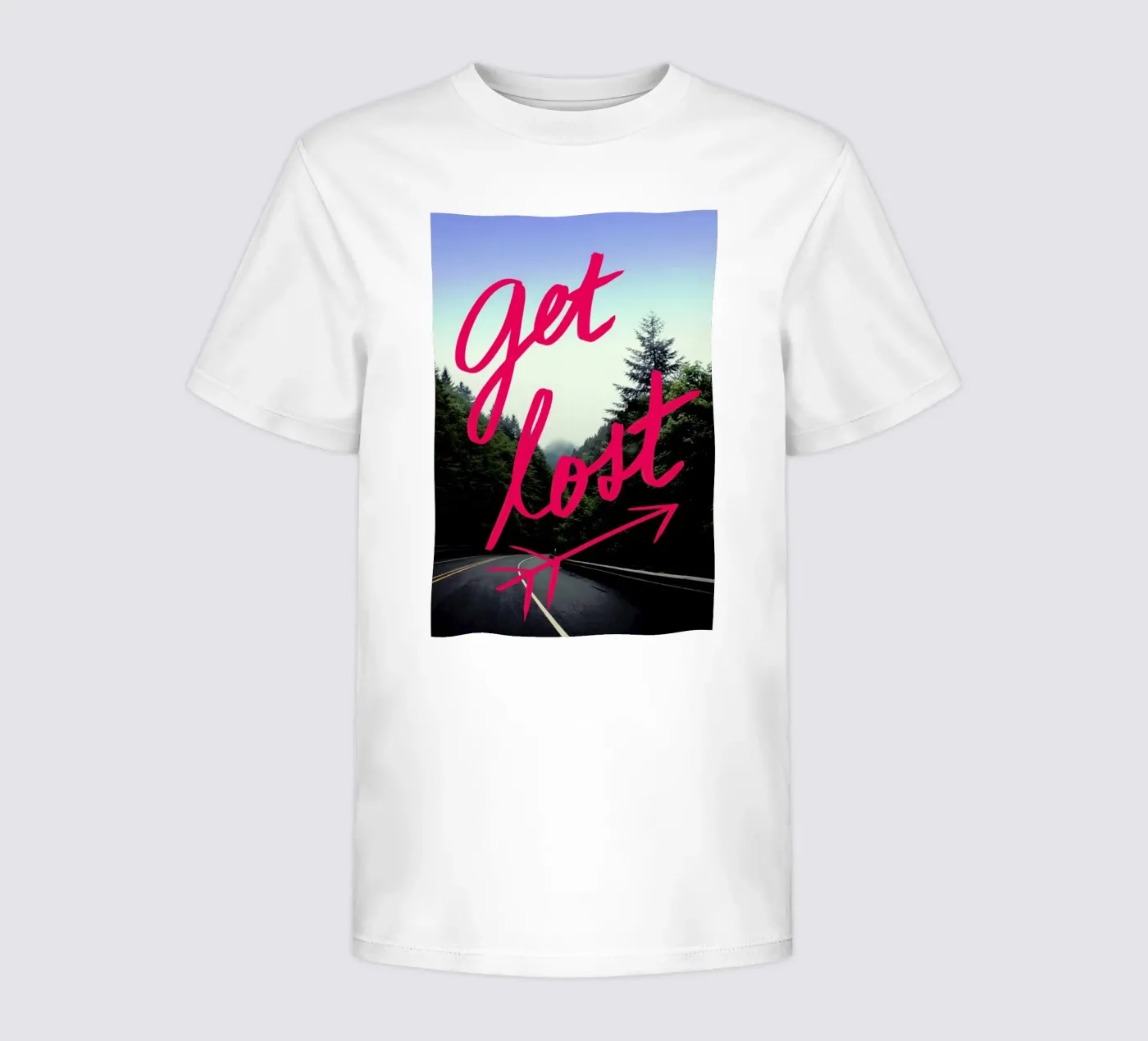 Get Lost kinder t-shirt van Leah Flores