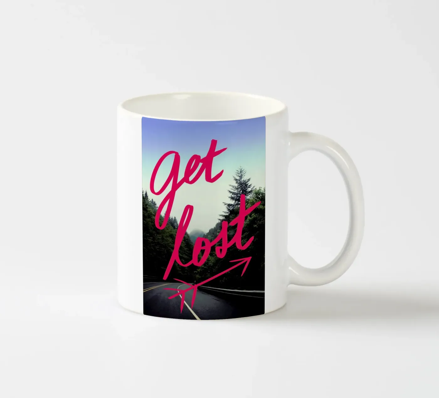 Get Lost mug en céramique de Leah Flores