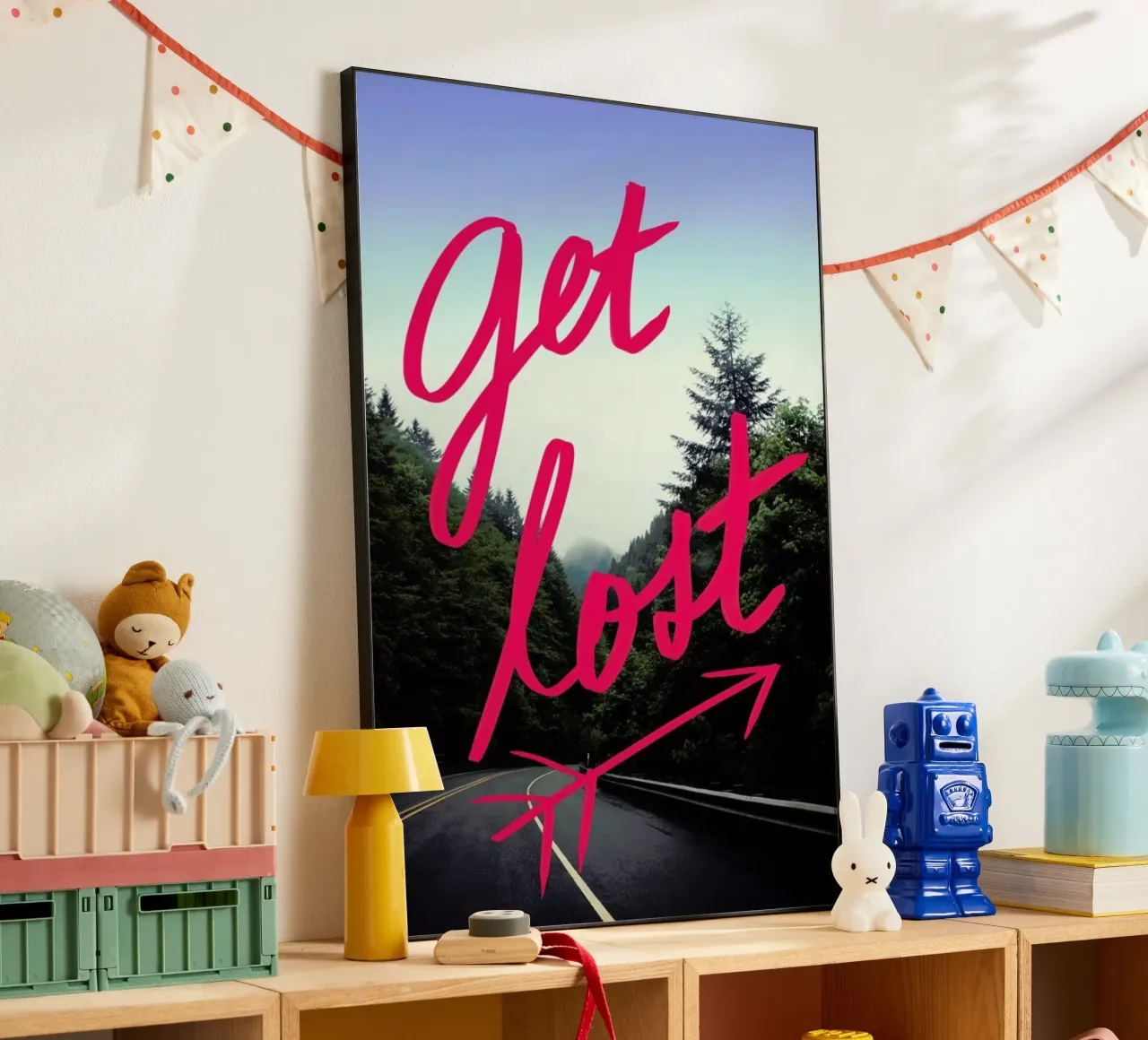 Get Lost alluminio dibond da Leah Flores