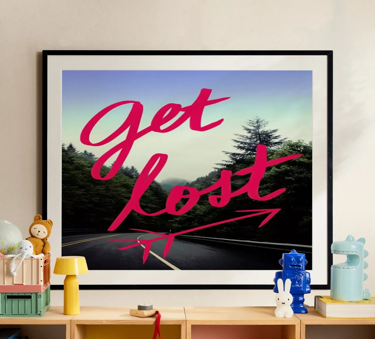 Get Lost poster da Leah Flores