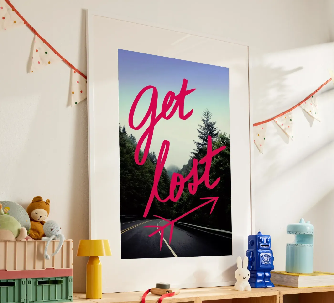Get Lost poster da Leah Flores
