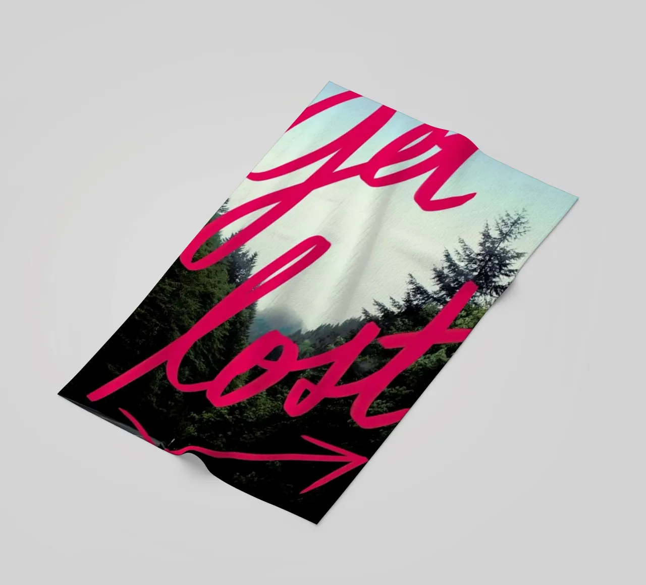 Get Lost toalla de playa de Leah Flores