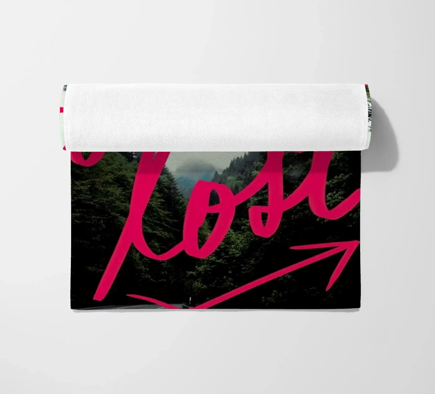 Get Lost strandhanddoek van Leah Flores