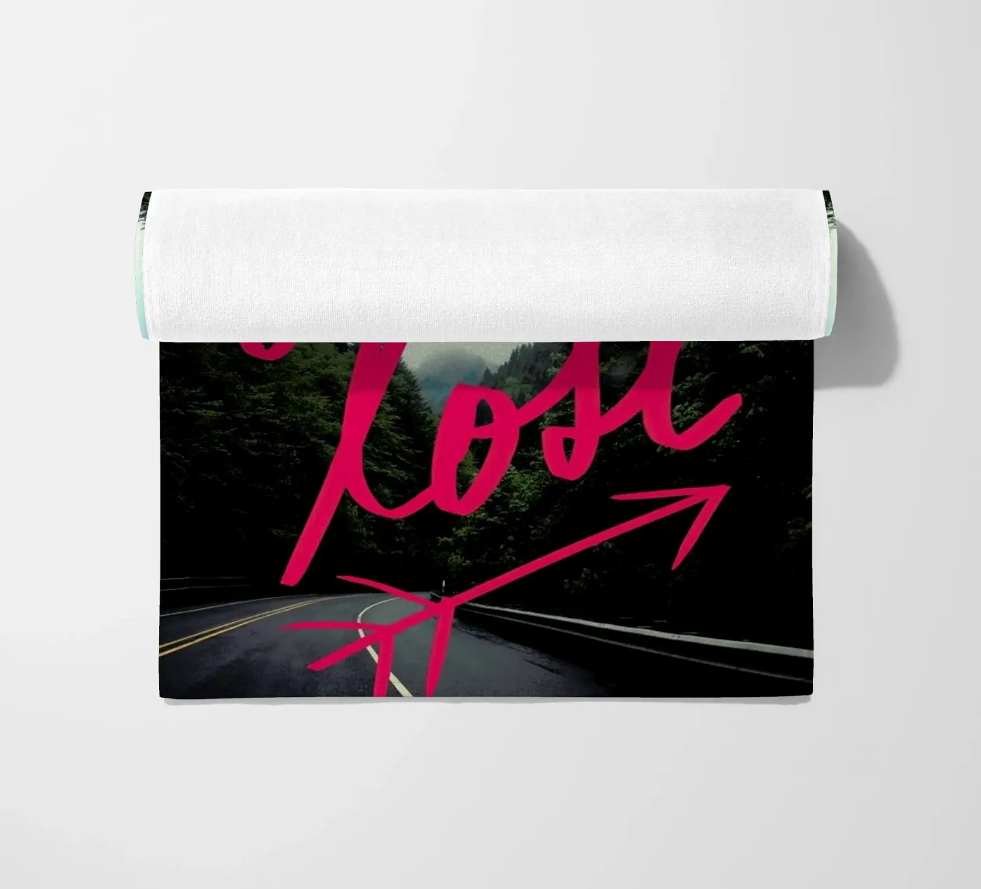 Get Lost strandhanddoek van Leah Flores