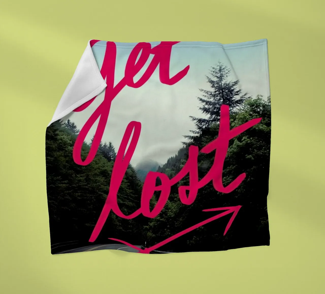Get Lost coperta in pile da Leah Flores