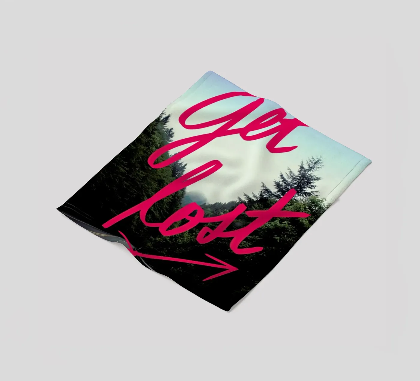 Get Lost Fleecedecke von Leah Flores