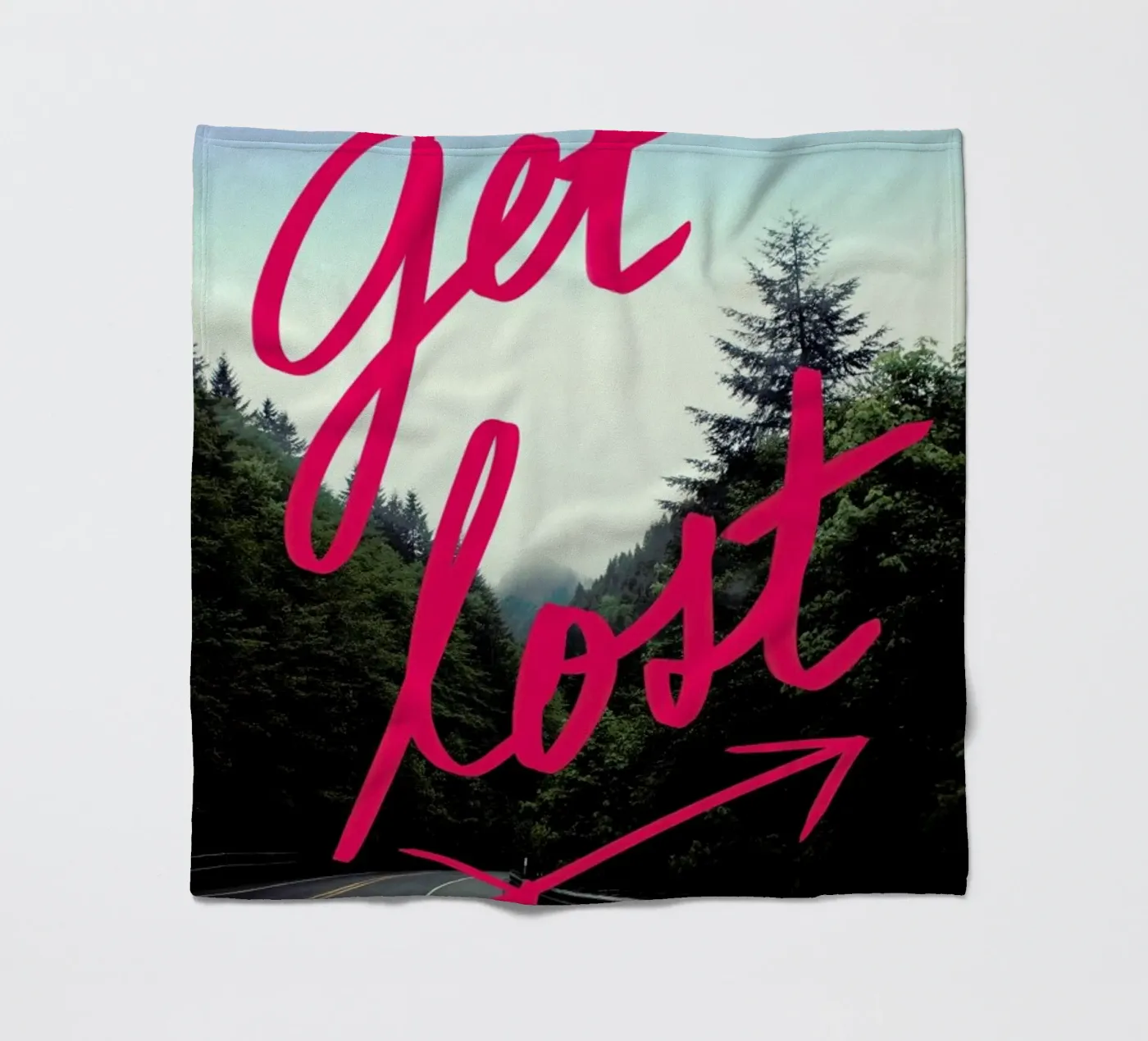Get Lost Fleecedecke von Leah Flores