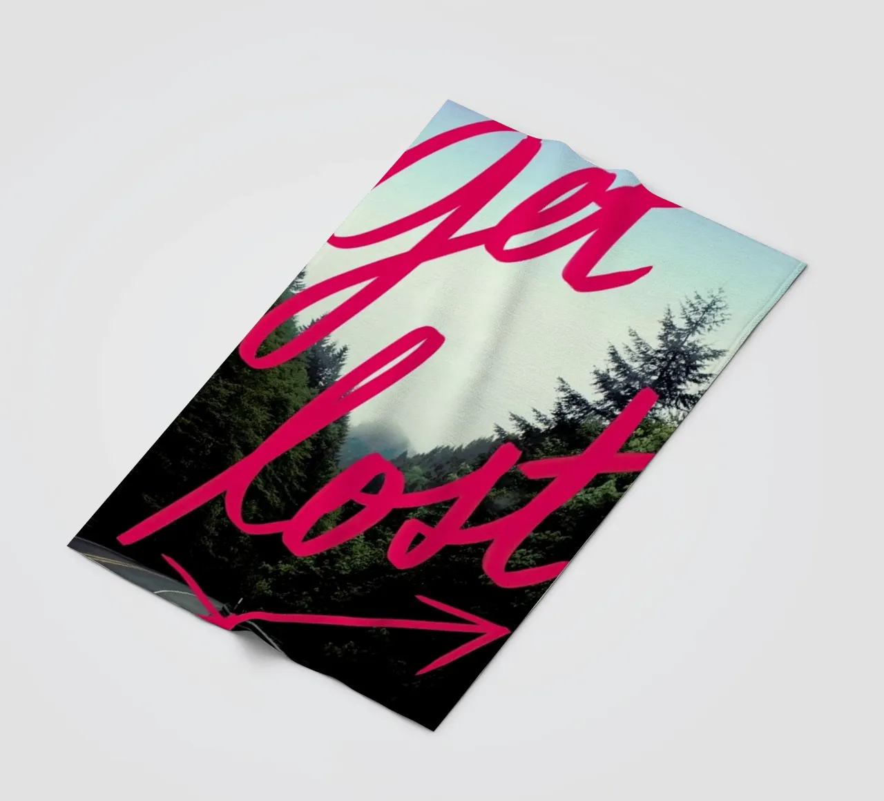 Get Lost fleecedeken van Leah Flores