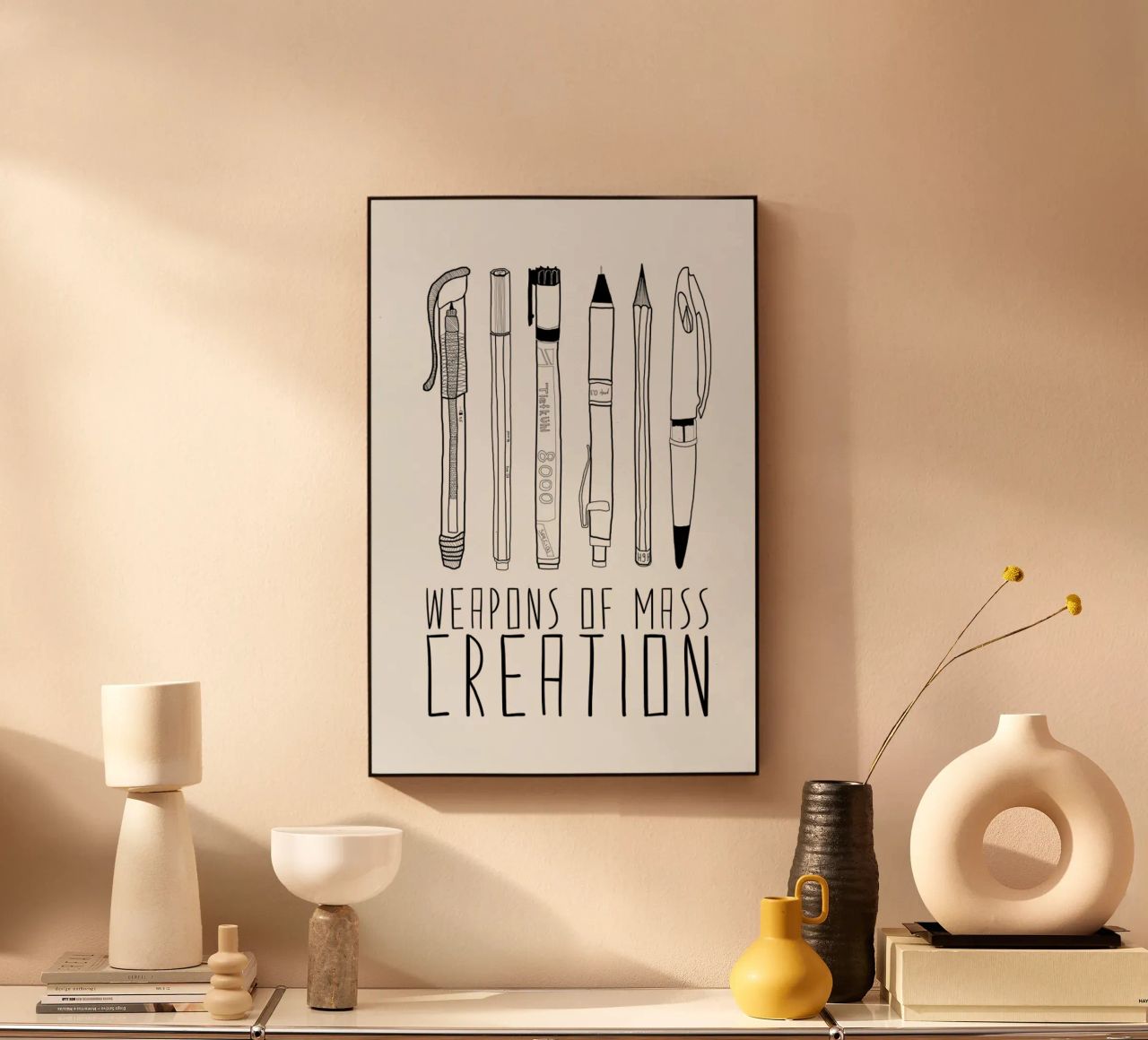 Weapons of Mass Creation alluminio dibond da Bianca Green