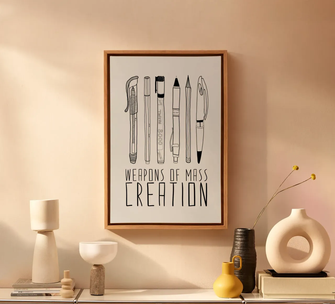 Weapons of Mass Creation Leinwand von Bianca Green