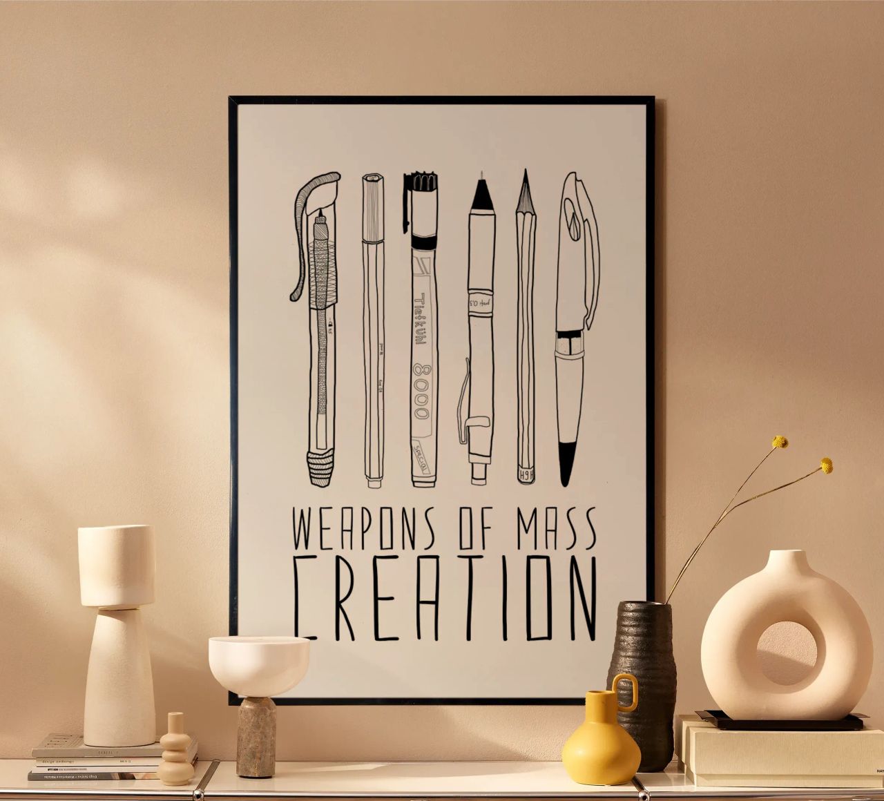 Weapons of Mass Creation poster de Bianca Green
