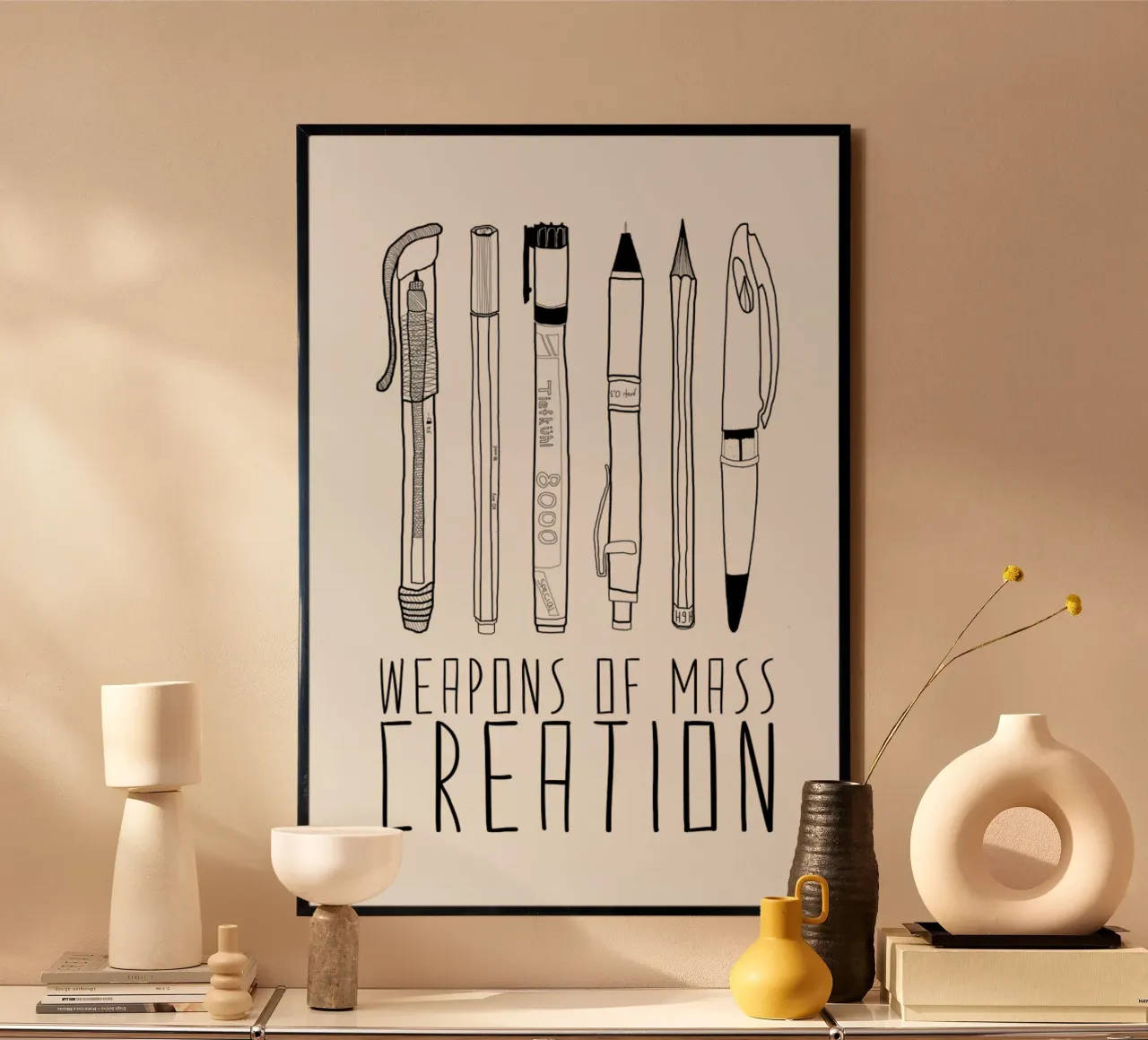 Weapons of Mass Creation poster da Bianca Green