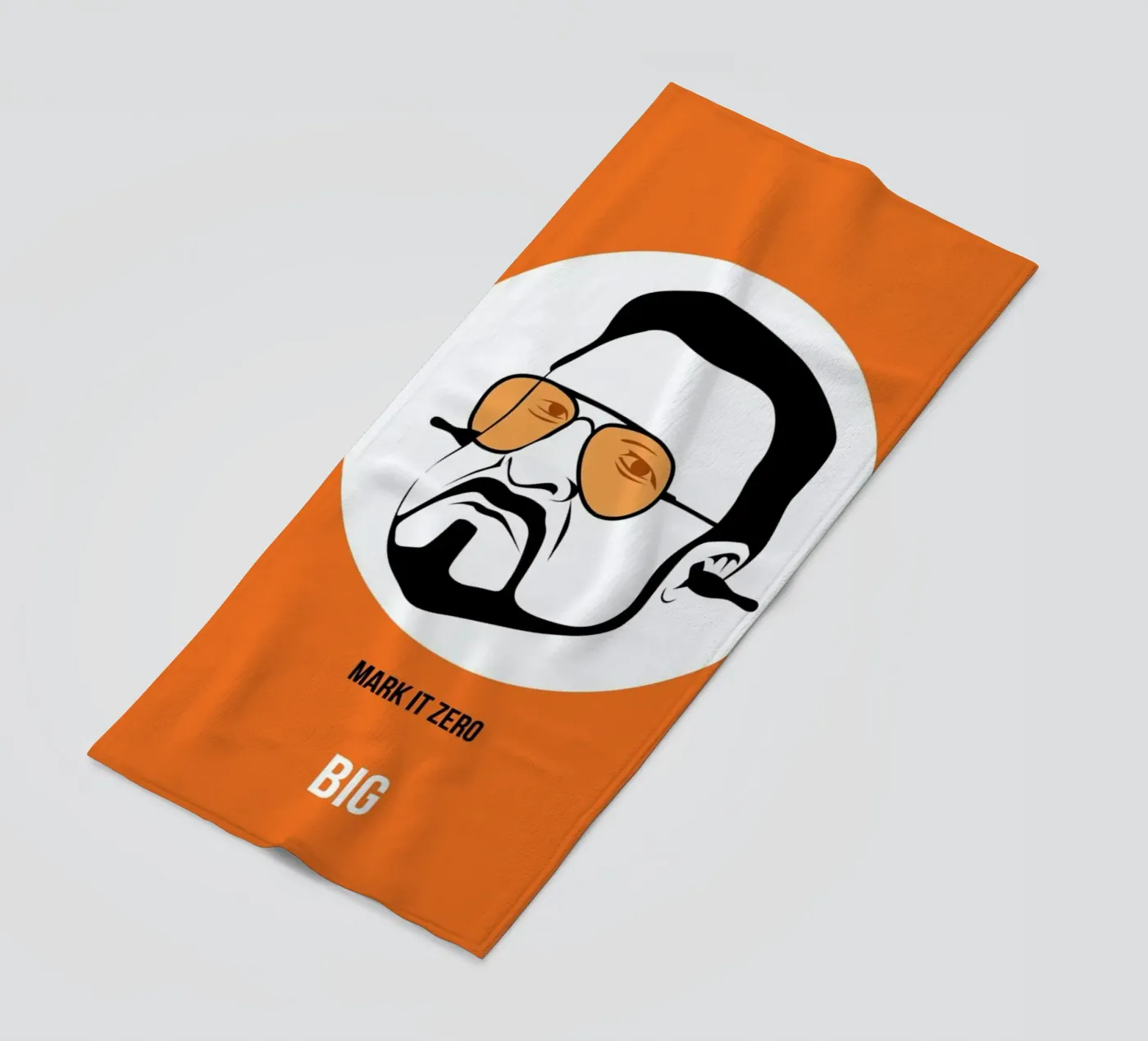 Big Poster 2 beach towel by Naxart