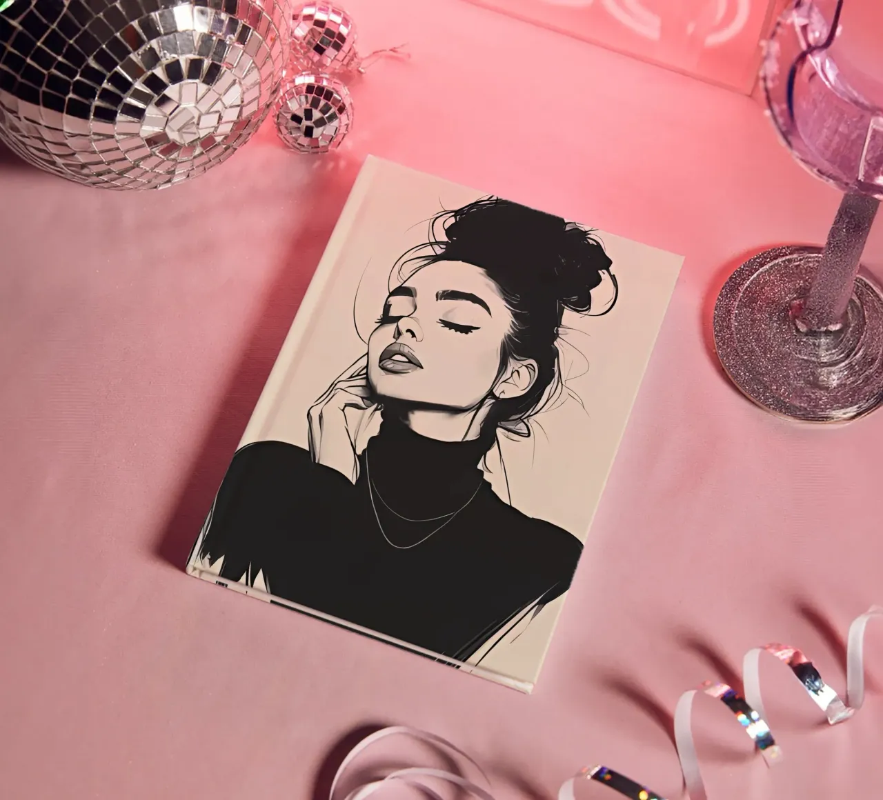 Minimalist Art Poster 517 notebook by ahmiaLodri