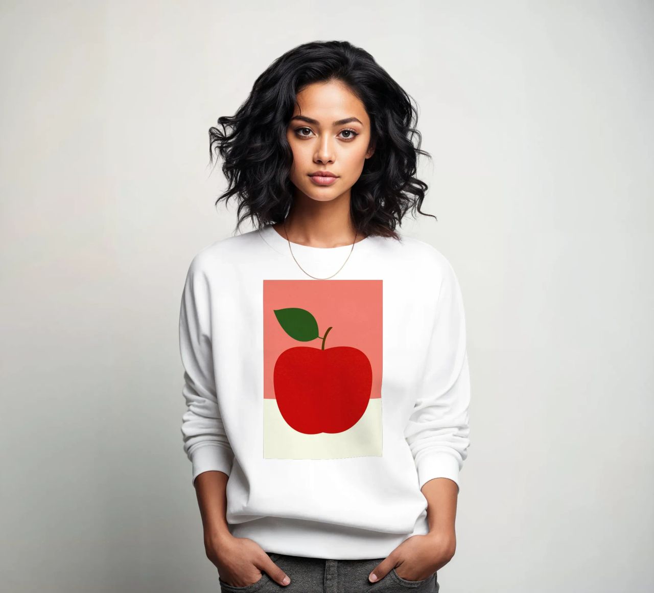 Red Apple Sweatshirt von Rosi Feist