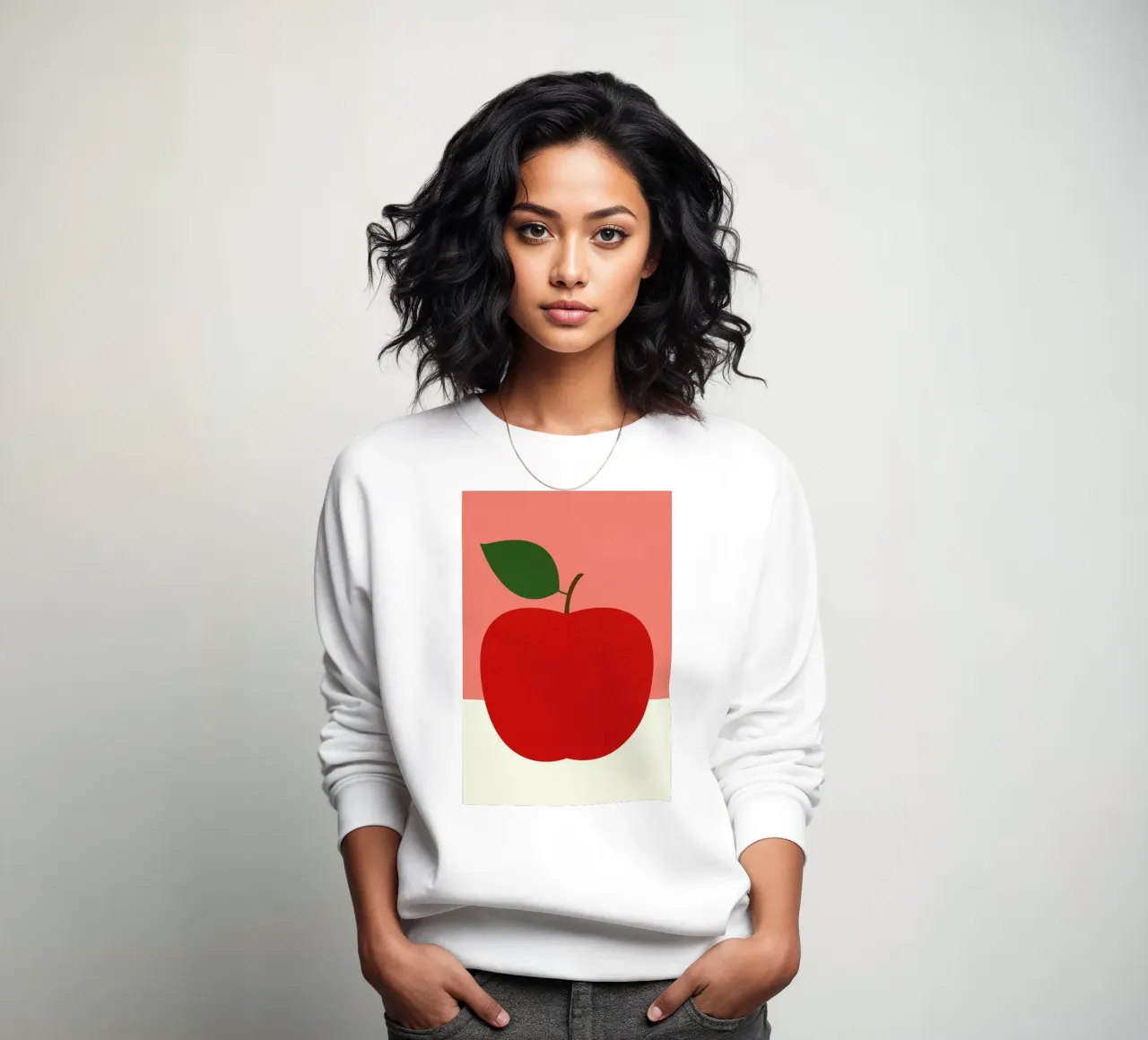 Red Apple Sweatshirt von Rosi Feist